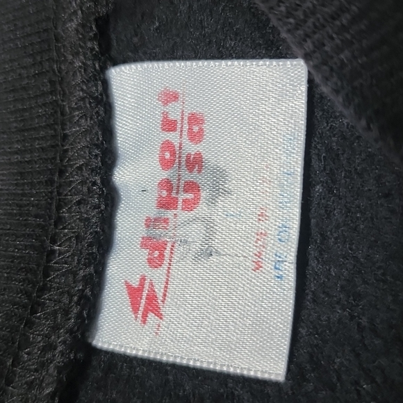 Vintage DiPort USA Neon Puff Paint and Windbreaker Striped Oversized Sweatshirt - Picture 3 of 10